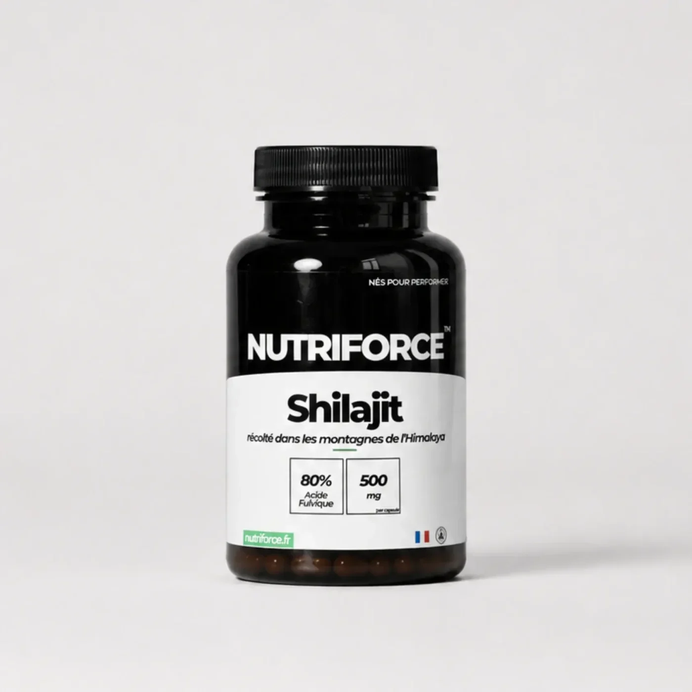 Shilajit Pur NutriForce - 60 gélules 80% acide fulvique